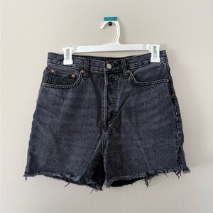 aritzia Denim forum the yoko mid thigh short